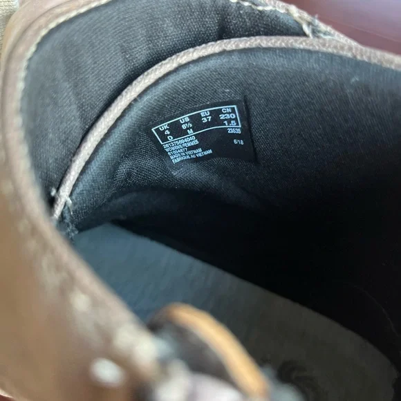 Clarks Cloud Steppers Gathered Rushed Metallic Taupe Pretty Ankle Boots Sz 6.5 - Picture 5 of 5